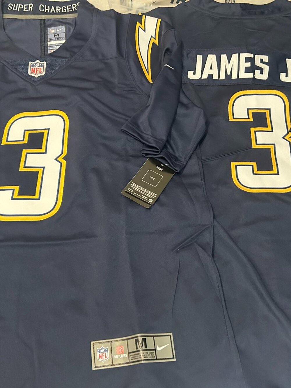 Nike LOS ANGELES CHARGERS DERWIN JAMES Vapor Ltd Men's JERSEY Sz M,L,XL,2X NWT